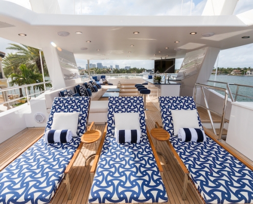 Tanzanite Flybridge Sun Deck Longer After - Innovative Creations